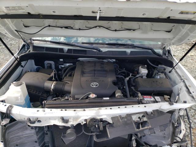5TFRM5F11KX141825 - 2019 TOYOTA TUNDRA DOUBLE CAB SR/SR5 WHITE photo 11