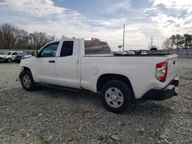5TFRM5F11KX141825 - 2019 TOYOTA TUNDRA DOUBLE CAB SR/SR5 WHITE photo 2