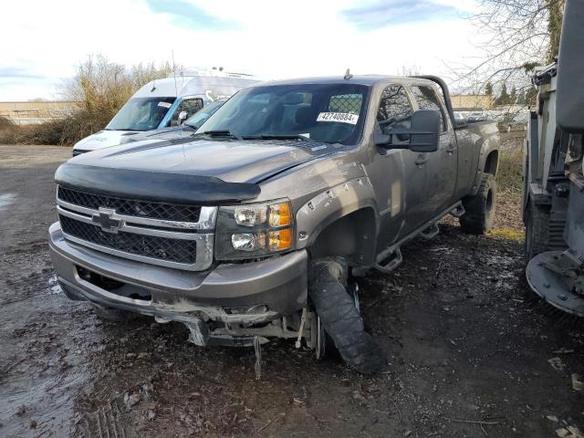 1GC4K0E85EF100920 - 2014 CHEVROLET SILVERADO K3500 LT TAN photo 1