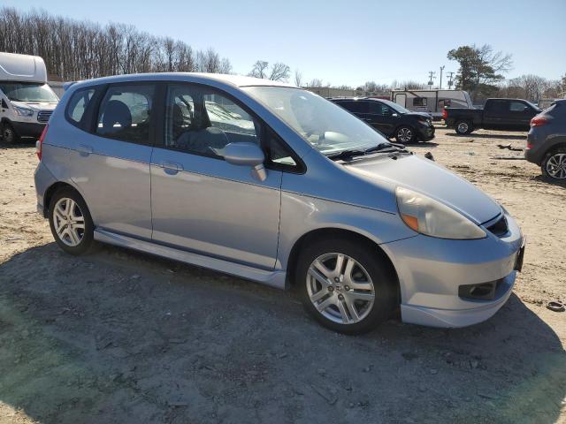 JHMGD38668S040711 - 2008 HONDA FIT SPORT BLUE photo 4