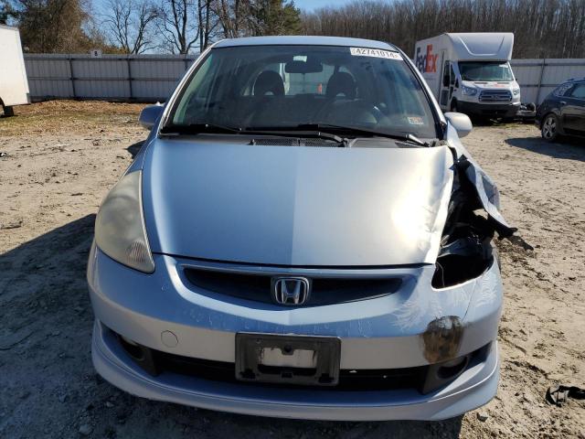 JHMGD38668S040711 - 2008 HONDA FIT SPORT BLUE photo 5