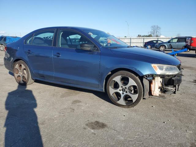 3VWD17AJ8FM212615 - 2015 VOLKSWAGEN JETTA SE BLUE photo 4