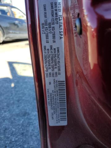 ZFBERFBB8H6G84307 - 2017 RAM PROMASTER SLT Червоний фото 13