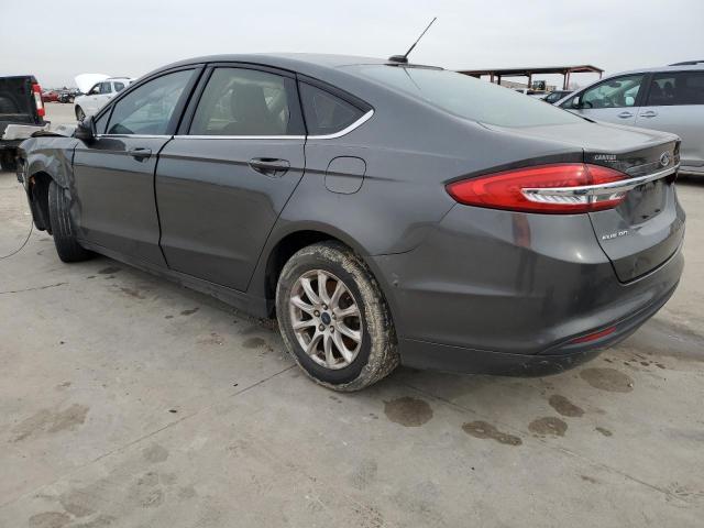 3FA6P0G78JR109497 - 2018 FORD FUSION S GRAY photo 2