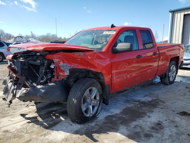 1GCVKPEC9JZ271227 - 2018 CHEVROLET SILVERADO K1500 CUSTOM RED photo 1