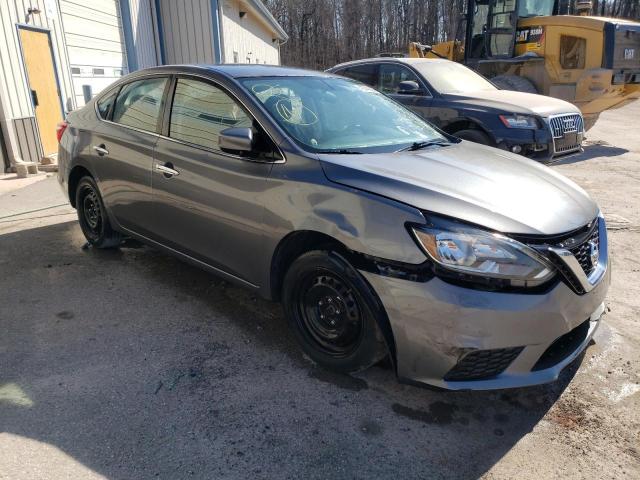 3N1AB7AP0KY355913 - 2019 NISSAN SENTRA S GRAY photo 4