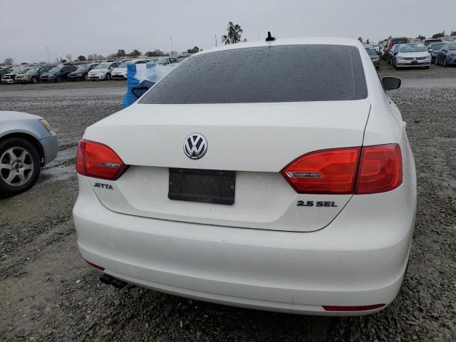 3VWLP7AJ3CM365229 - 2012 VOLKSWAGEN JETTA SEL WHITE photo 6