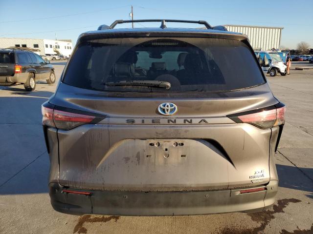 5TDYRKEC9MS072454 - 2021 TOYOTA SIENNA XLE GRAY photo 6