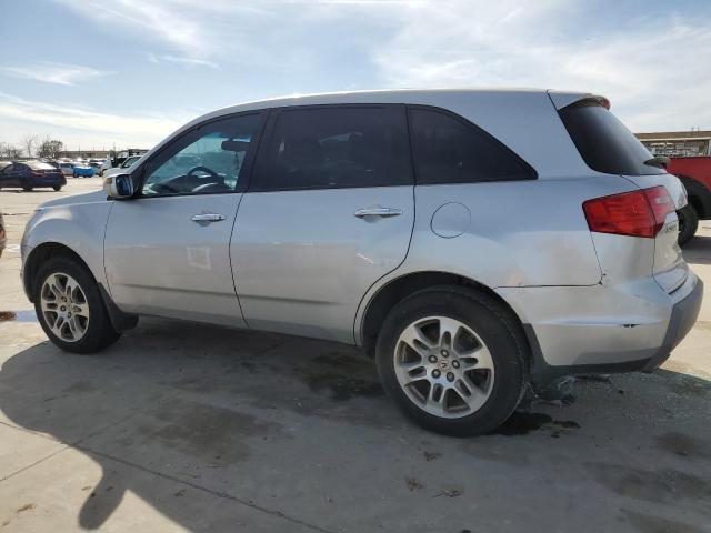 2HNYD284X8H524333 - 2008 ACURA MDX TECHNOLOGY SILVER photo 2