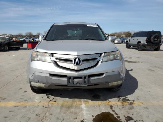 2HNYD284X8H524333 - 2008 ACURA MDX TECHNOLOGY SILVER photo 5