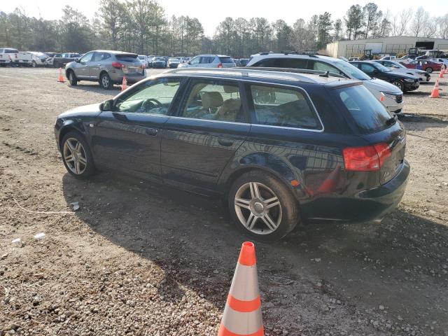 WAUKF78E77A018528 - 2007 AUDI A4 2.0T AV BLACK photo 2