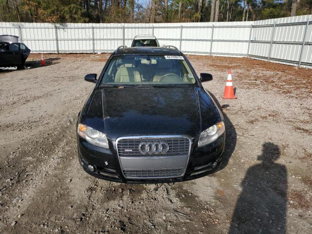 WAUKF78E77A018528 - 2007 AUDI A4 2.0T AV BLACK photo 5