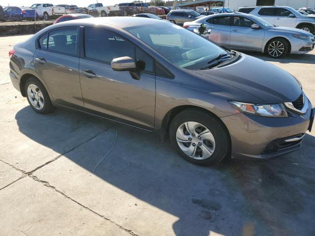 19XFB2F55EE072555 - 2014 HONDA CIVIC LX BROWN photo 4