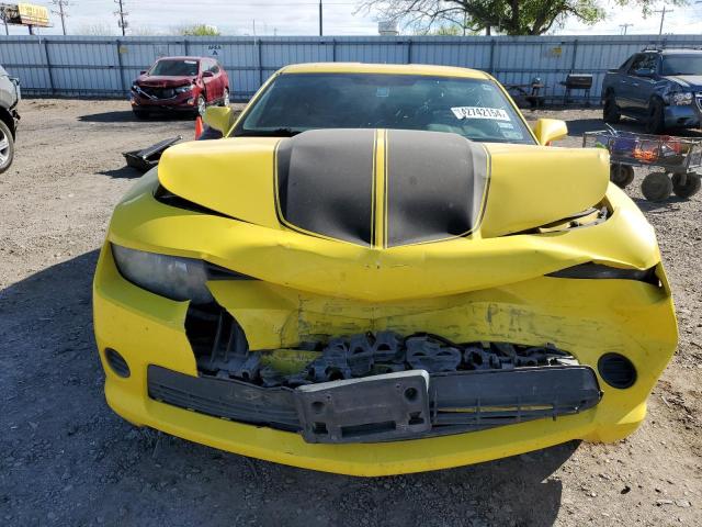 2G1FA1E37E9193155 - 2014 CHEVROLET CAMARO LS YELLOW photo 5