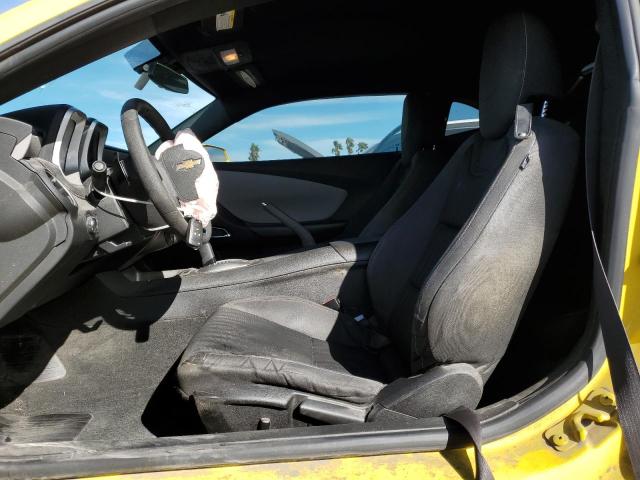 2G1FA1E37E9193155 - 2014 CHEVROLET CAMARO LS YELLOW photo 7