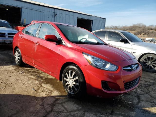 KMHCT4AE7DU460756 - 2013 HYUNDAI ACCENT GLS RED photo 4