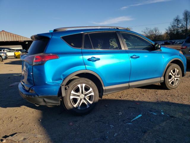 2T3ZFREV4HW321626 - 2017 TOYOTA RAV4 LE BLUE photo 3