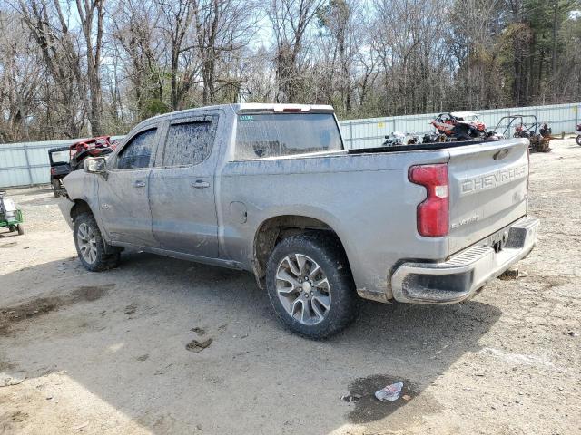 3GCUYDED5LG314479 - 2020 CHEVROLET SILVERADO K1500 LT SILVER photo 2