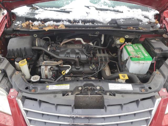 2A8HR54P08R607751 - 2008 CHRYSLER TOWN & COU TOURING RED photo 12
