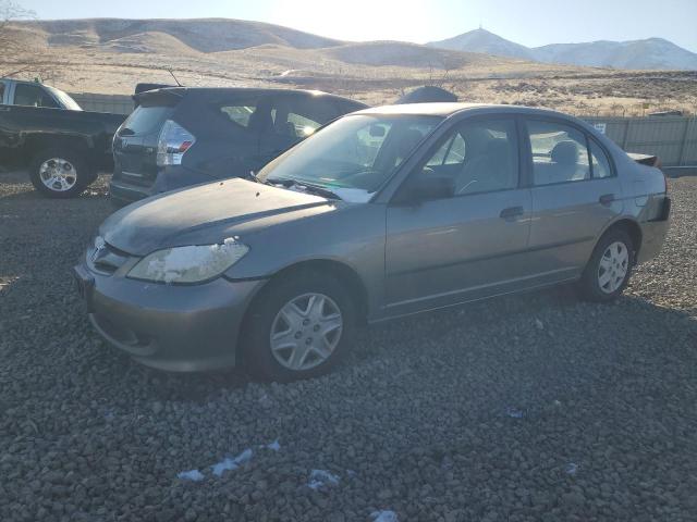 2HGES16395H623189 - 2005 HONDA CIVIC DX VP GRAY photo 1
