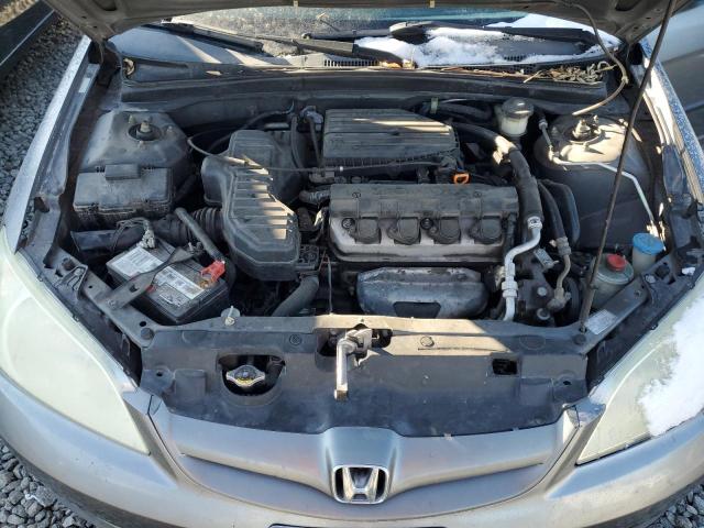 2HGES16395H623189 - 2005 HONDA CIVIC DX VP GRAY photo 11