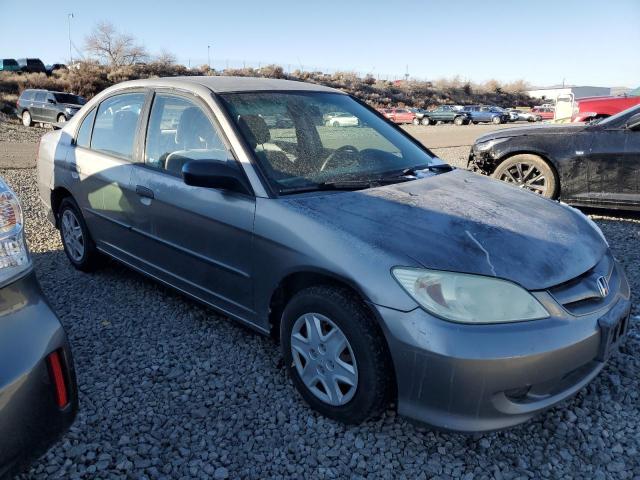2HGES16395H623189 - 2005 HONDA CIVIC DX VP GRAY photo 4