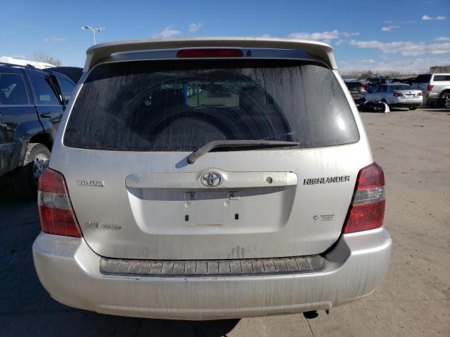 JTEEP21A370210201 - 2007 TOYOTA HIGHLANDER SPORT SILVER photo 6