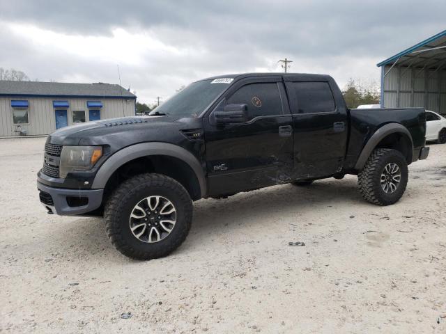 1FTFW1R65CFB30752 - 2012 FORD F150 SVT RAPTOR BLACK photo 1