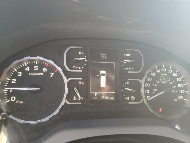 5TFRM5F12KX142482 - 2019 TOYOTA TUNDRA DOUBLE CAB SR/SR5 GRAY photo 9