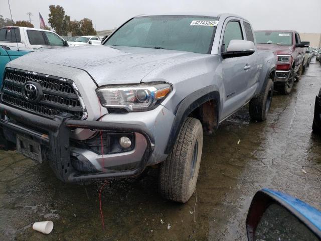 5TFSZ5AN2HX077963 - 2017 TOYOTA TACOMA ACCESS CAB ვერცხლისფერი ფოტო 1
