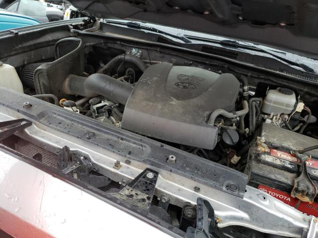 5TFSZ5AN2HX077963 - 2017 TOYOTA TACOMA ACCESS CAB ვერცხლისფერი ფოტო 11