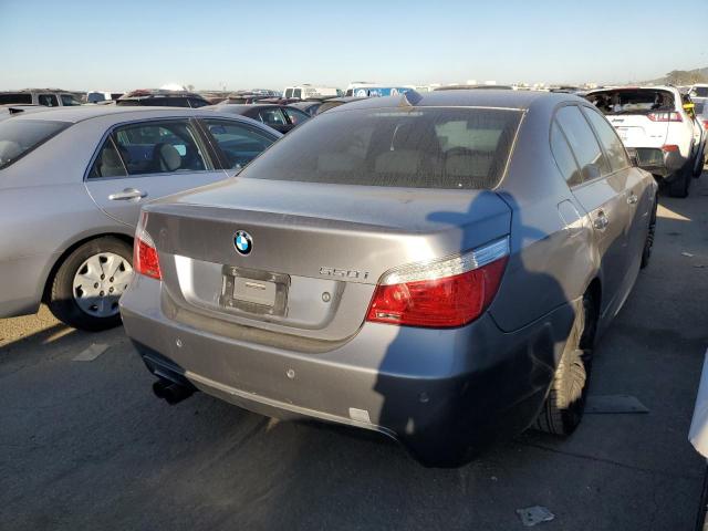 WBANW53558CT51566 - 2008 BMW 550 I SILVER photo 3