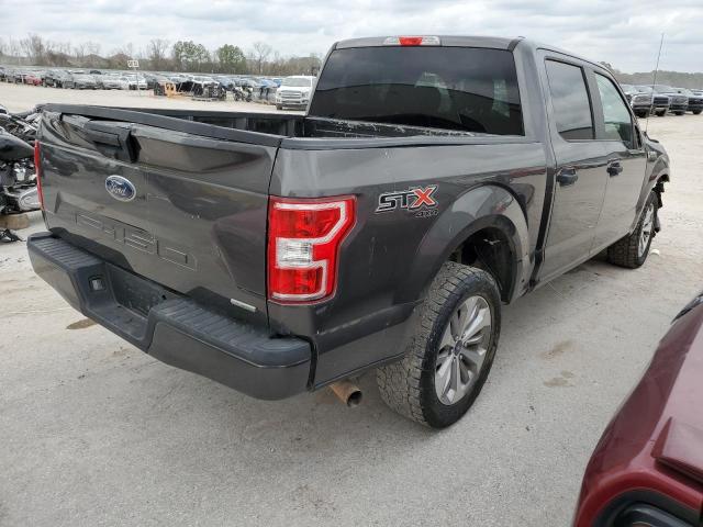 1FTEW1EP2JKC12033 - 2018 FORD F150 SUPERCREW GRAY photo 3