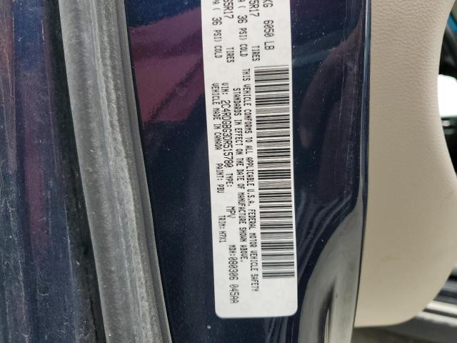 2C4RDGBG3DR515780 - 2013 DODGE GRAND CARA BLUE photo 13