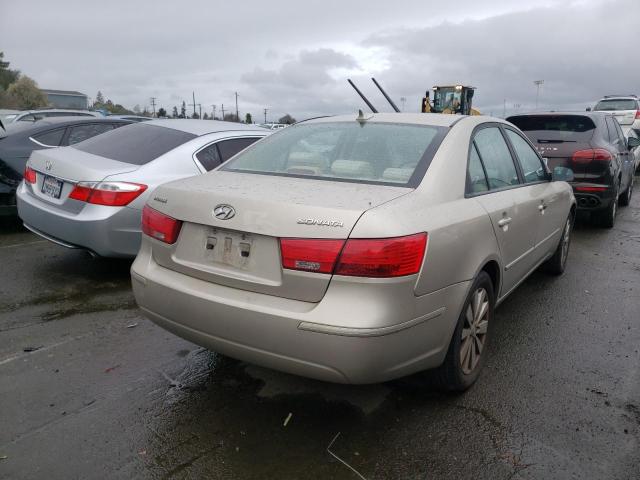 5NPET4AC7AH657346 - 2010 HYUNDAI SONATA GLS GOLD photo 3