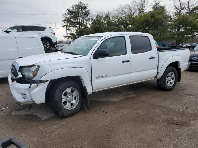 3TMLU4EN7EM140869 - 2014 TOYOTA TACOMA DOUBLE CAB WHITE photo 1