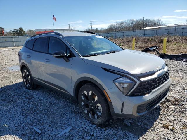 5XYK6CAF4PG021949 - 2023 KIA SPORTAGE X LINE GRAY photo 4