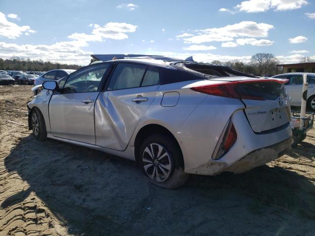 JTDKARFPXK3115429 - 2019 TOYOTA PRIUS PRIM ვერცხლისფერი ფოტო 2