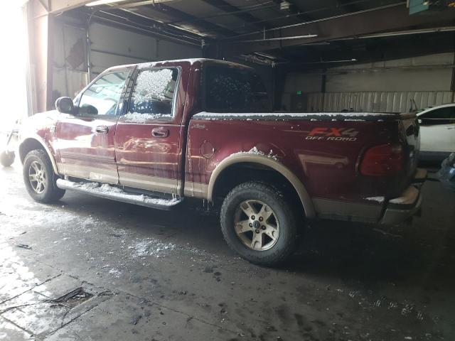 1FTRW08L23KB51144 - 2003 FORD F150 SUPER BURGUNDY photo 2