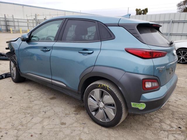 KM8K53AG9LU059385 - 2020 HYUNDAI KONA ULTIMATE TURQUOISE photo 2