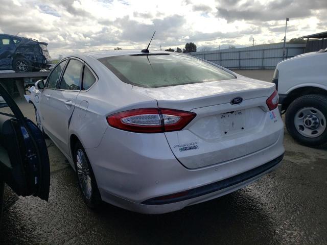 3FA6P0PU7FR245648 - 2015 FORD FUSION SE PHEV WHITE photo 2