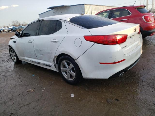 KNAGM4A76F5579770 - 2015 KIA OPTIMA LX WHITE photo 2