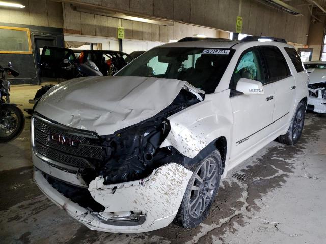 1GKKRTKD1EJ333362 - 2014 GMC ACADIA DENALI WHITE photo 1