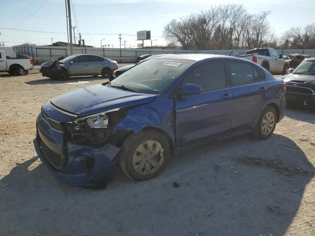 3KPA24AD6LE320412 - 2020 KIA RIO LX BLUE photo 1