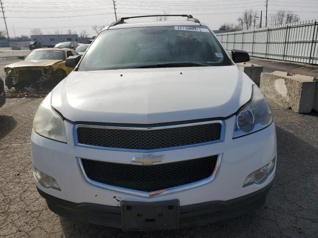 1GNKRFED3CJ157573 - 2012 CHEVROLET TRAVERSE L WHITE photo 5