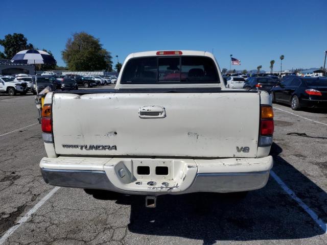 5TBRT3416YS076987 - 2000 TOYOTA TUNDRA ACC WHITE photo 6