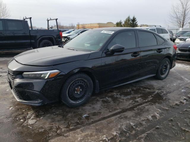 2HGFE2F51NH111803 - 2022 HONDA CIVIC SPORT 黑色 照片 1