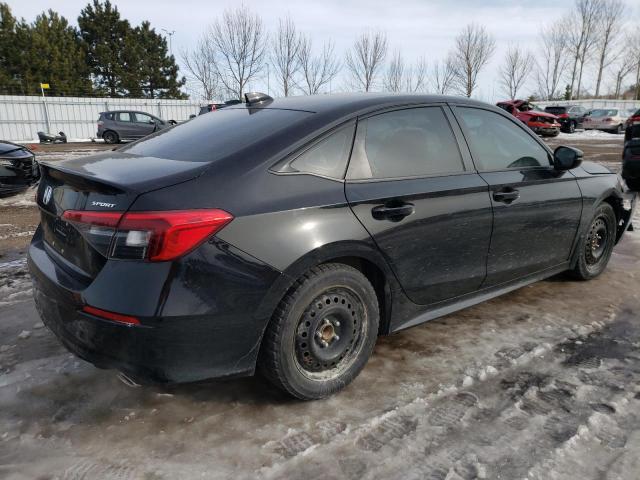 2HGFE2F51NH111803 - 2022 HONDA CIVIC SPORT 黑色 照片 3