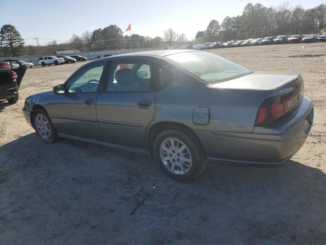 2G1WF52E259101741 - 2005 CHEVROLET IMPALA GRAY photo 2