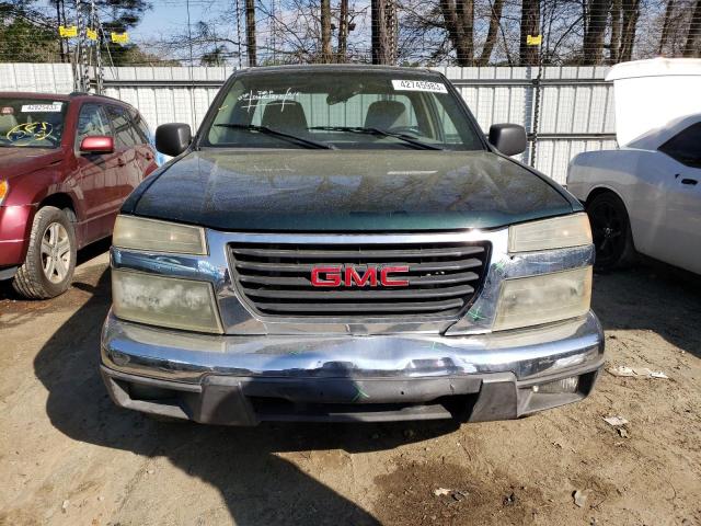 1GTCS148258190938 - 2005 GMC CANYON GREEN photo 5